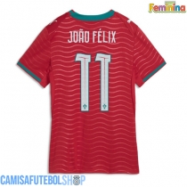 Camisa de time de futebol Portugal Joao Felix #11 Replicas 1º Equipamento Feminina Mundo 2026 Manga Curta